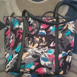 Vera Bradley Multicolor Floral Quilted Tote